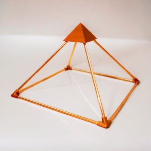 Bakır Enerji Piramidi-Altın Oran-20cm
